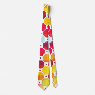 Colorful abstract party neck tie