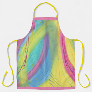 Colorful abstract pastel blends aprons