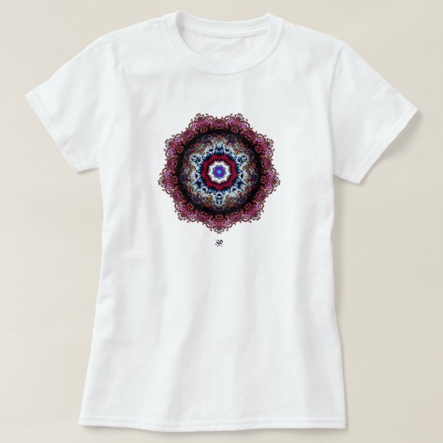 Colorful abstract pattern (alien eye) T-Shirt (Design Front)