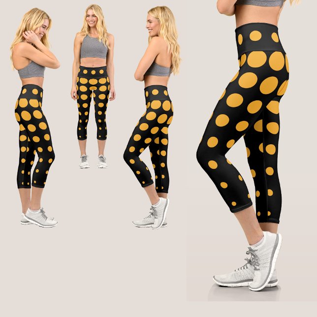 Colorful Abstract Pattern Capri Leggings (Creator Uploaded)