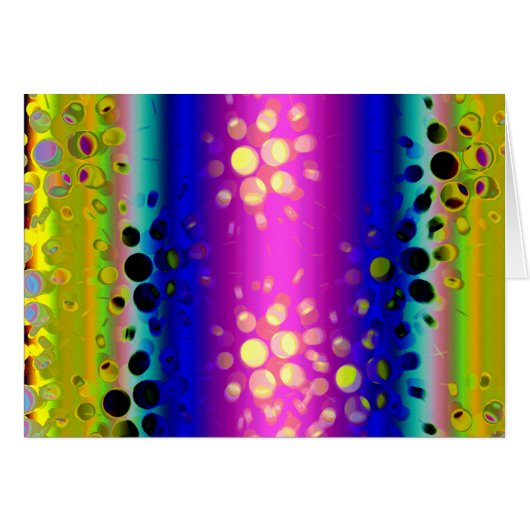 Colorful Abstract Pattern Cards (Front Horizontal)