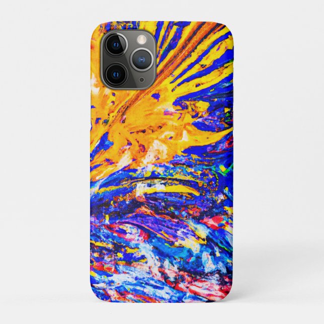 Colorful Abstract Pattern Case-Mate iPhone Case (Back)