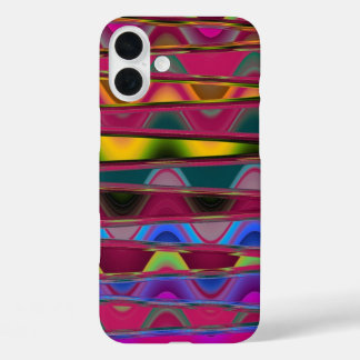 Colorful abstract pattern  iPhone 16 plus case