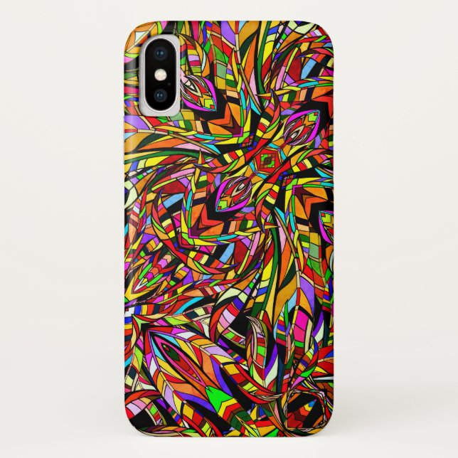 Colorful abstract pattern Case-Mate iPhone case (Back)