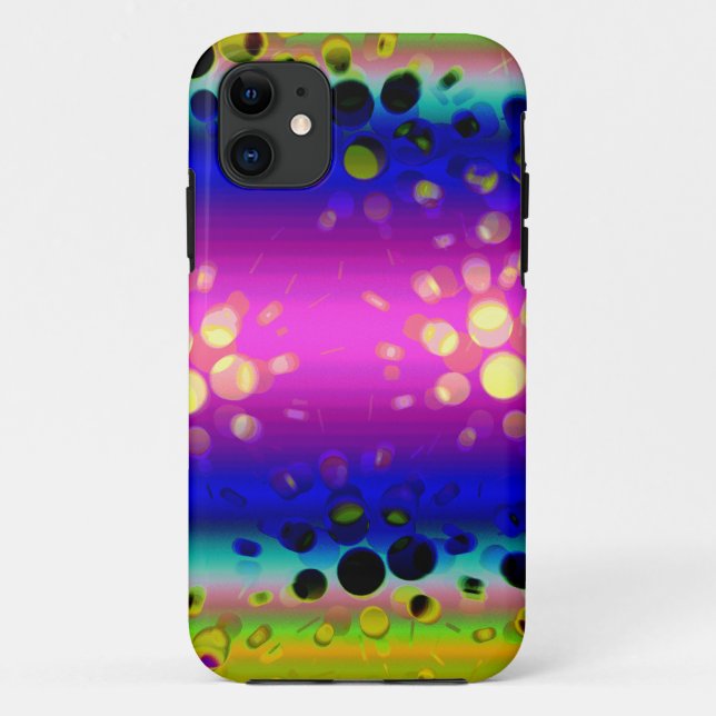 Colorful Abstract Pattern Case-Mate iPhone Case (Back)