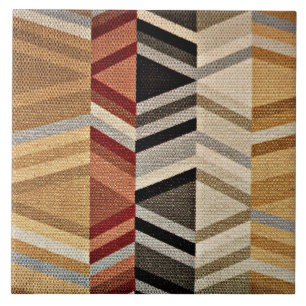 Colorful Abstract Pattern Ceramic Tile