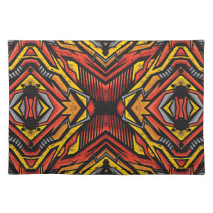 Colorful Abstract Pattern Cloth Placemat
