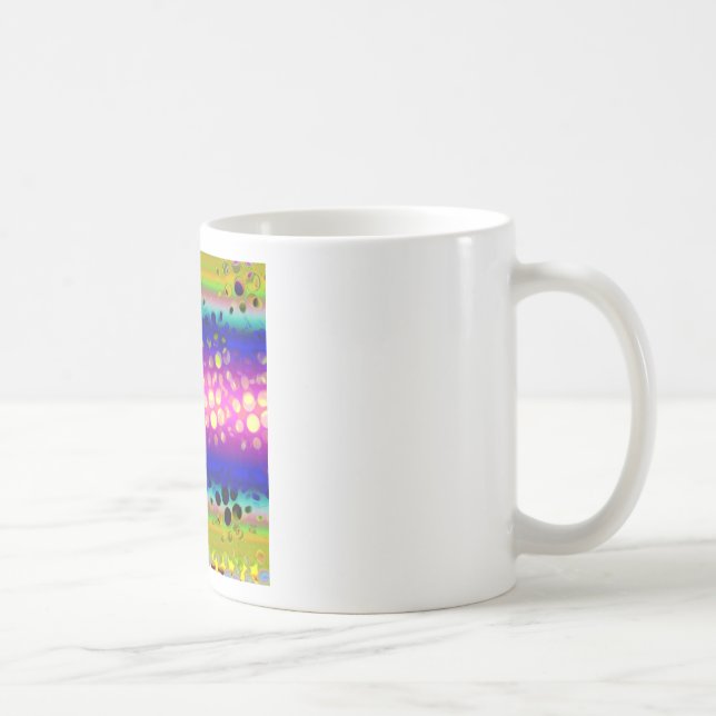 Colorful Abstract Pattern Coffee Mug (Right)