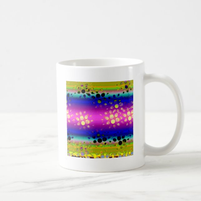 Colorful Abstract Pattern Coffee Mug (Right)