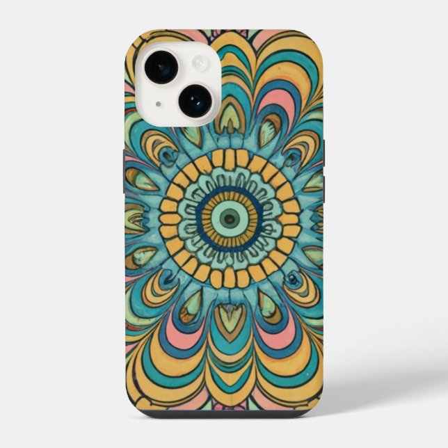Colorful Abstract Pattern iPhone Case (Back)
