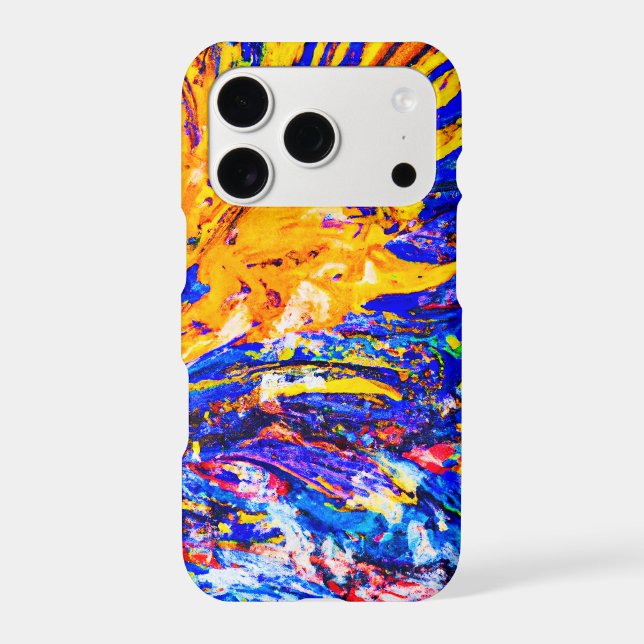 Colorful Abstract Pattern Iphone Case (Back)