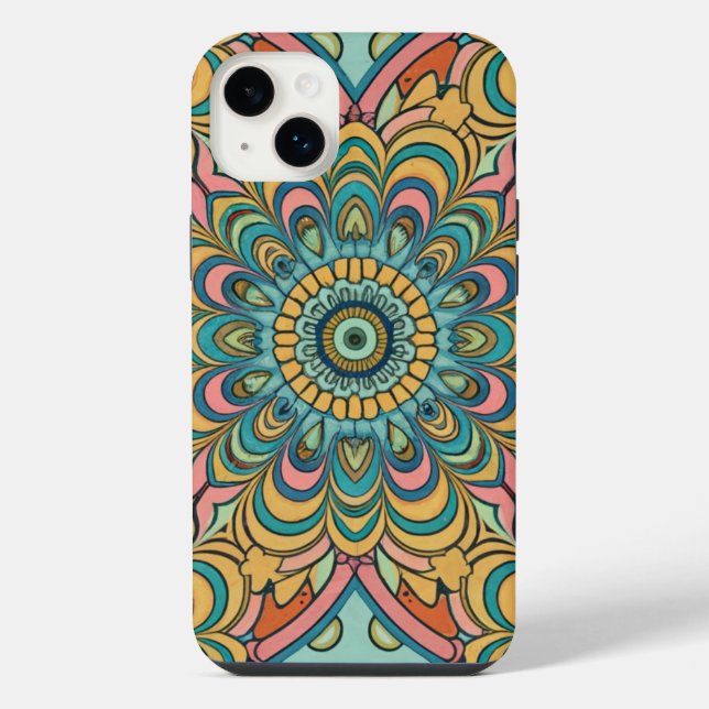 Colorful Abstract Pattern Iphone Case (Back)
