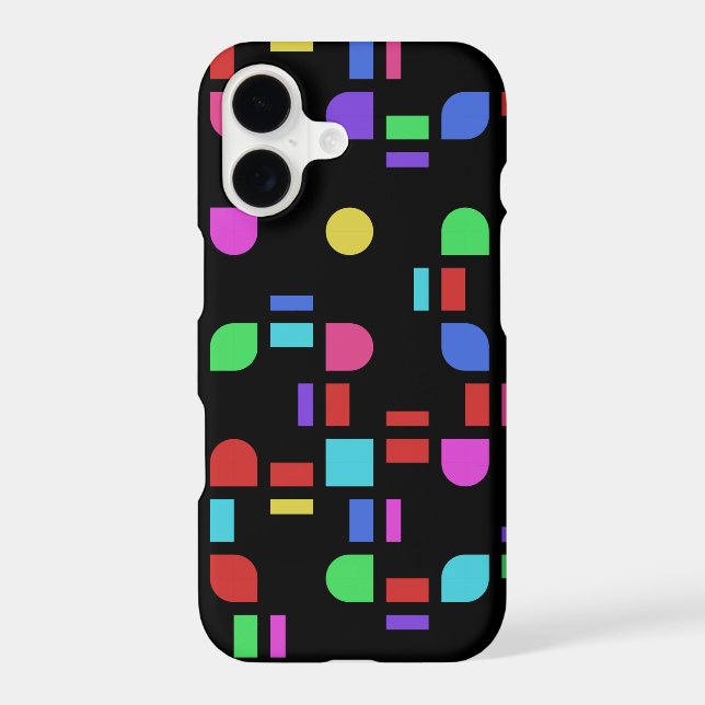Colorful Abstract Pattern Iphone Case (Back)