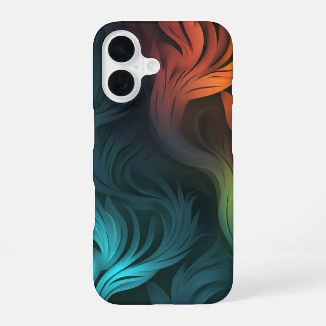 Colorful Abstract Pattern Iphone Case (Back)