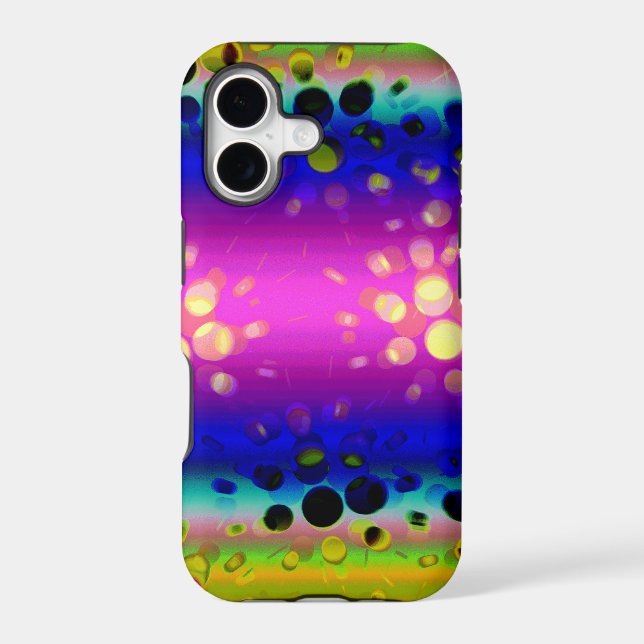 Colorful Abstract Pattern Iphone Case (Back)