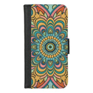 Colorful Abstract Pattern iPhone 8/7 Wallet Case