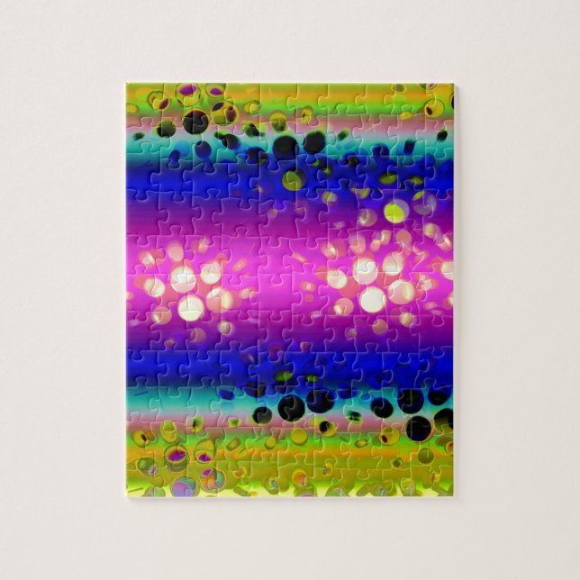 Colorful Abstract Pattern Jigsaw Puzzle (Vertical)