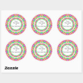 Colorful Abstract Pattern Library Bookplates (Sheet)
