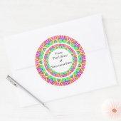 Colorful Abstract Pattern Library Bookplates (Envelope)