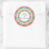 Colorful Abstract Pattern Library Bookplates (Bag)