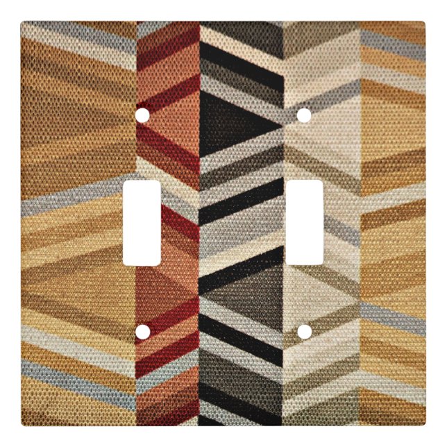 Colorful Abstract Pattern Light Switch Cover (Front)