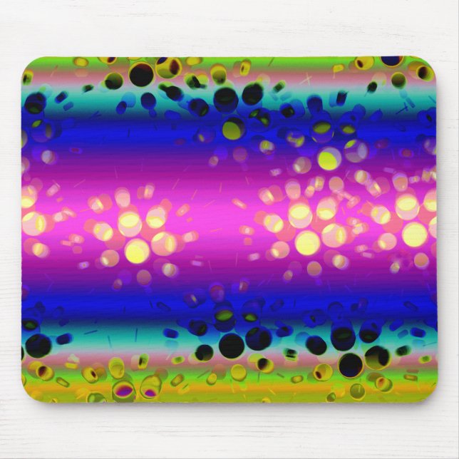 Colorful Abstract Pattern Mouse Pad (Front)