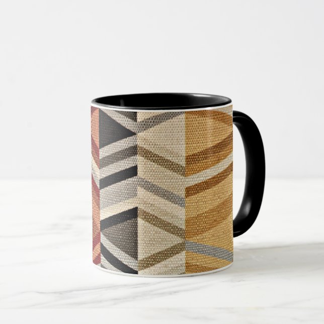 Colorful Abstract Pattern Mug (Front Right)