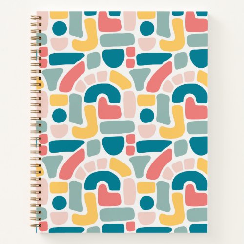 Colorful Abstract Pattern Notebook