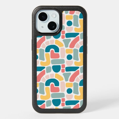 Colorful Abstract Pattern iPhone 15 Case