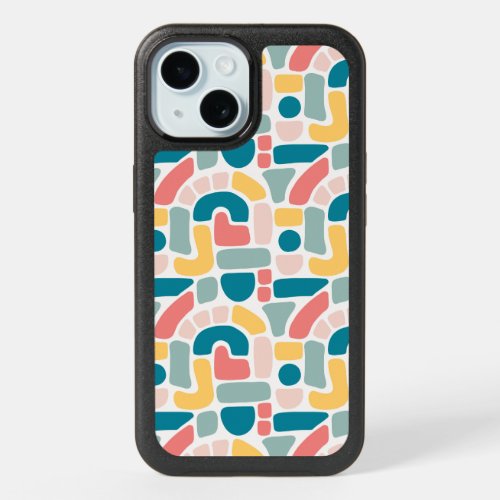 Colorful Abstract Pattern iPhone 15 Case