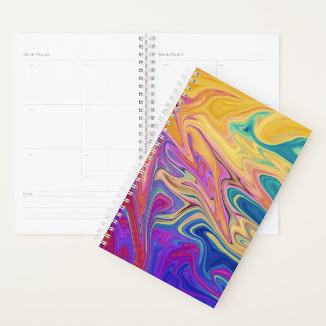 Colorful abstract pattern planner (Display)