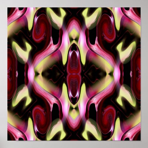 Colorful Abstract Pattern      Poster