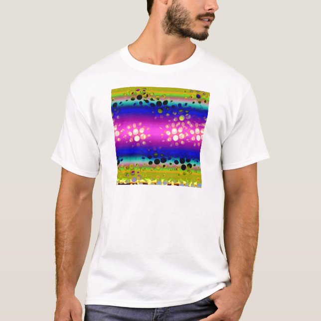 Colorful Abstract Pattern T-Shirt (Front)