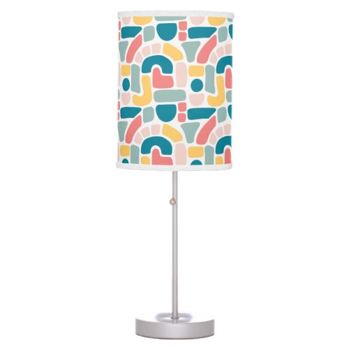 Colorful Abstract Pattern Table Lamp