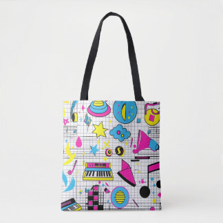 Colorful Abstract Pattern Tote Bag