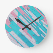 Colorful Abstract pattern Wall Clock