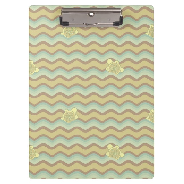 colorful abstract pattern, waves clipboard (Front)