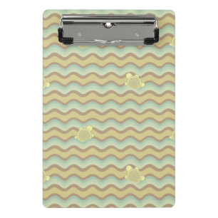 colorful abstract pattern, waves mini clipboard