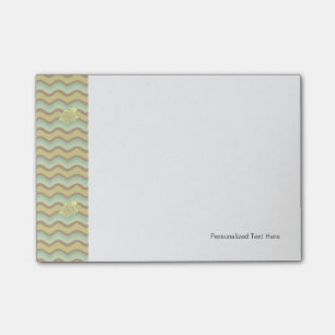 colorful abstract pattern, waves post-it notes
