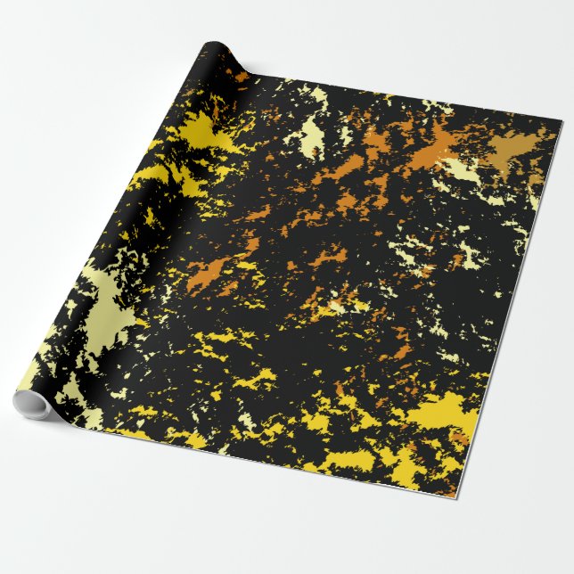 Colorful Abstract Pattern Wrapping Paper (Unrolled)
