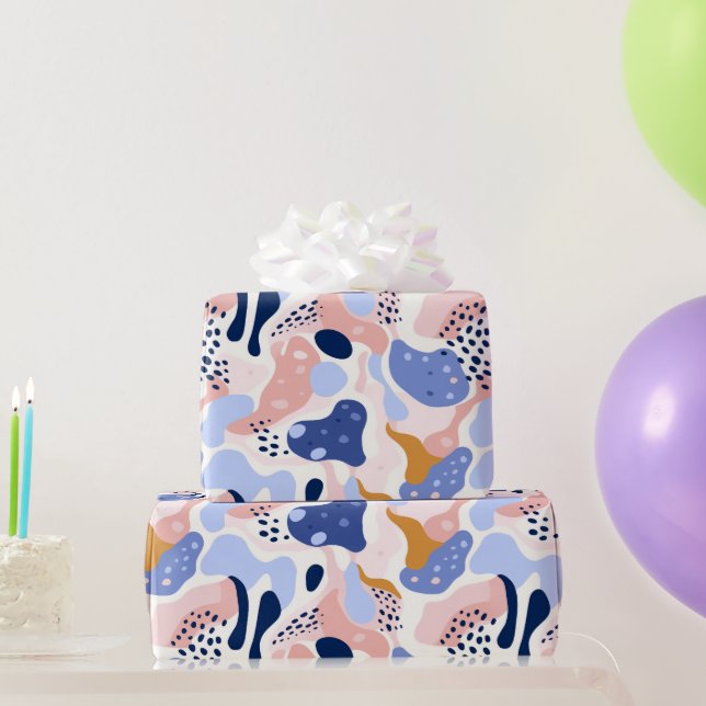 Colorful Abstract Pattern Wrapping Paper (Party Gifts)