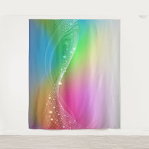 Colorful Abstract Photo Backdrop Tapestry