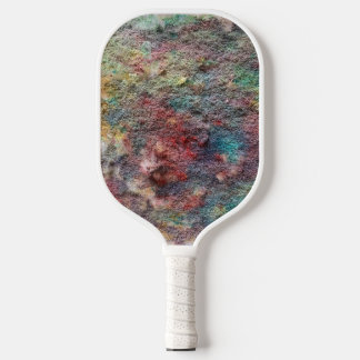 Colorful Abstract Pickleball Paddle