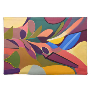 Colorful Abstract Placemats