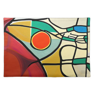 Colorful Abstract Placemats
