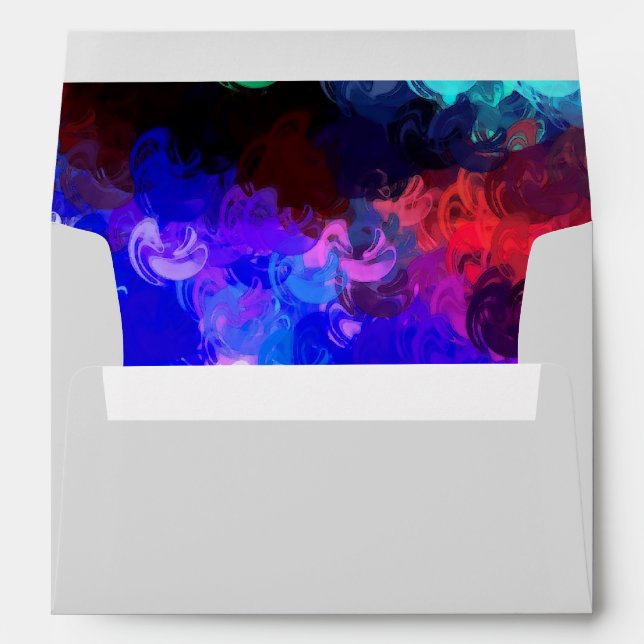 Colorful Abstract Plain Elegant Professional Envelope (Back (Bottom))
