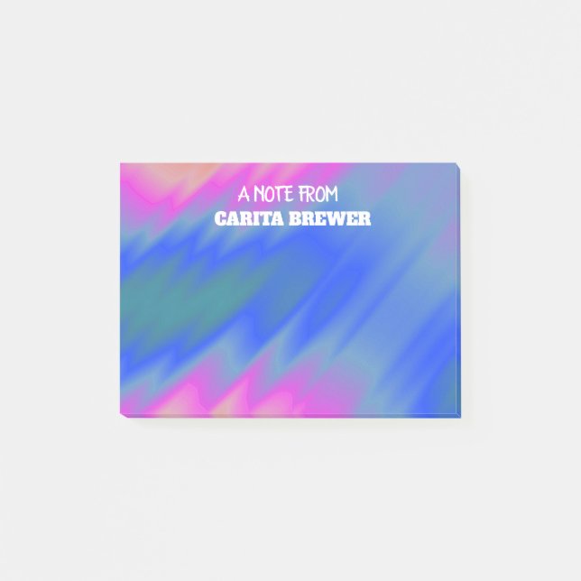 Colorful Abstract Post-It Notes (Front)