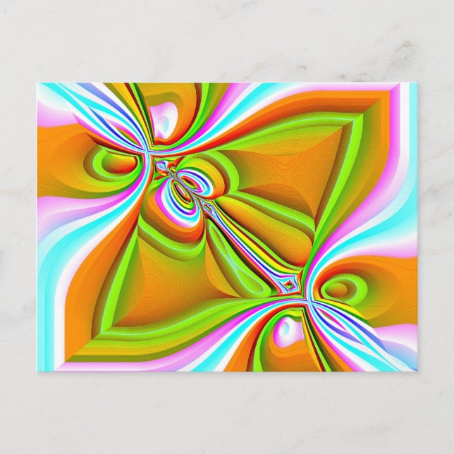 Colorful Abstract ~ postcard (Front)
