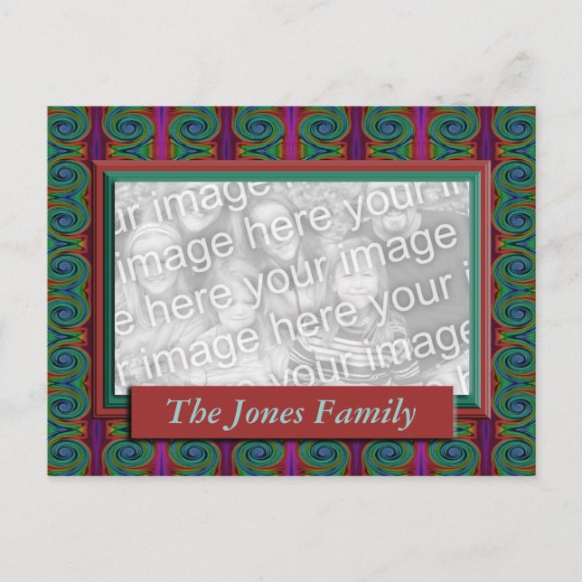 Colorful Abstract Postcard (Front)