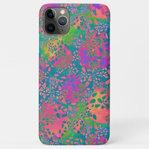 Colorful Abstract Psychedelic Pattern iPhone 11 Pro Max Case